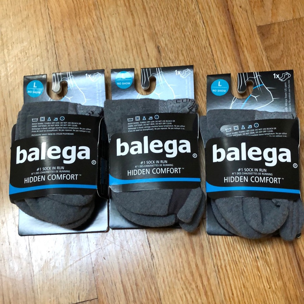 Balega hidden comfort no show socks L